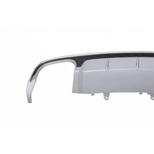 Carica l'immagine nel visualizzatore di Gallery, Diffusore paraurti posteriore con Terminali di scarico e griglia per Audi A6 4G restyling (2015-2018) berlina Avant RS6