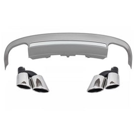Diffusore paraurti posteriore Terminali di scarico posteriore tubi per Audi A5 8T 2 porte Coupe Cabriolet (2012-2015) S5
