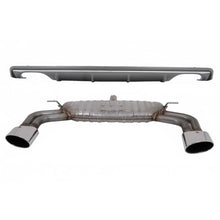 Carica l'immagine nel visualizzatore di Gallery, Diffusore paraurti posteriore con Sistema di scarico per Audi A3 8V berlina (2012-2015) S3 design solo per paraurti