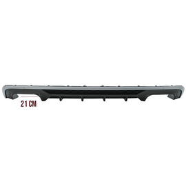Diffusore paraurti posteriore con Sistema di scarico nero per Audi A3 8V restyling hatchback Sportback (2016-2019)