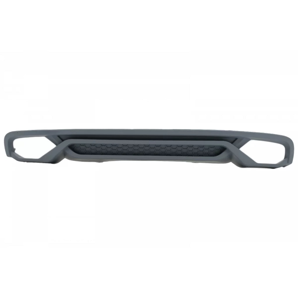Diffusore paraurti posteriore con Terminali di scarico e Spoiler baule Nero lucido per Audi A4 B8 berlina restyling