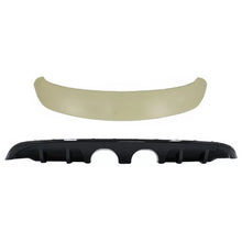 Carica l'immagine nel visualizzatore di Gallery, Diffusore paraurti posteriore con Spoiler tetto per VW Golf 6 VI (2008-2012) R20 stile solo per paraurti standard