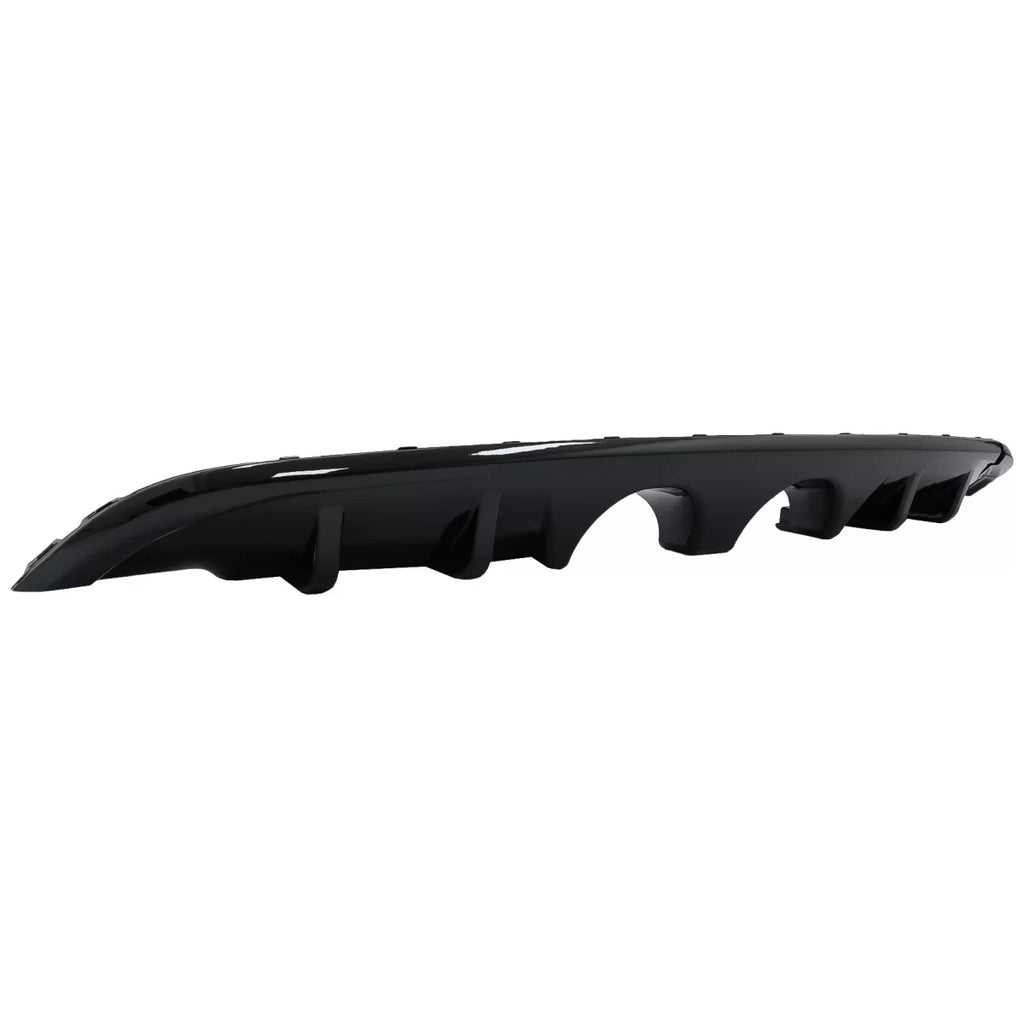 Diffusore paraurti posteriore per VW Golf 6 VI (2008-2012) R20 stile solo per paraurti standard Nero lucido