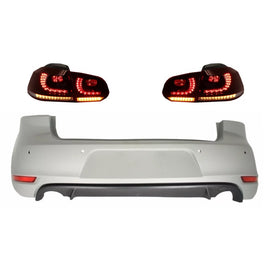 Paraurti posteriore per VW Golf 6 VI (2008-2012) con fanali posteriori Full LED Indicatori di direzione dinamici