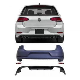 Paraurti posteriore per VW Golf VII (7) 13-19 conversione allo stile R 7.5 stile 17-19