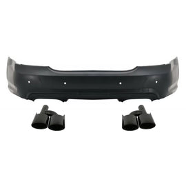 Paraurti posteriore wiith diffusore e Terminali di scarico nero per Mercedes Classe S W221 (2005-2013) S65 design