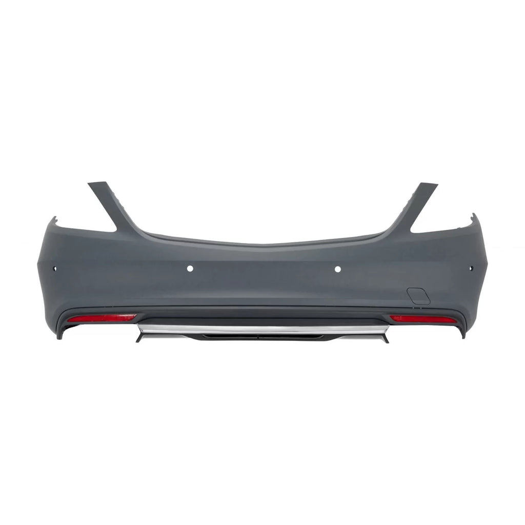 Posteriore A design paraurti tipo S63/S65 per Mercedes Classe S W222 2014-2017 con PDC con doppio diffusore, per doppio