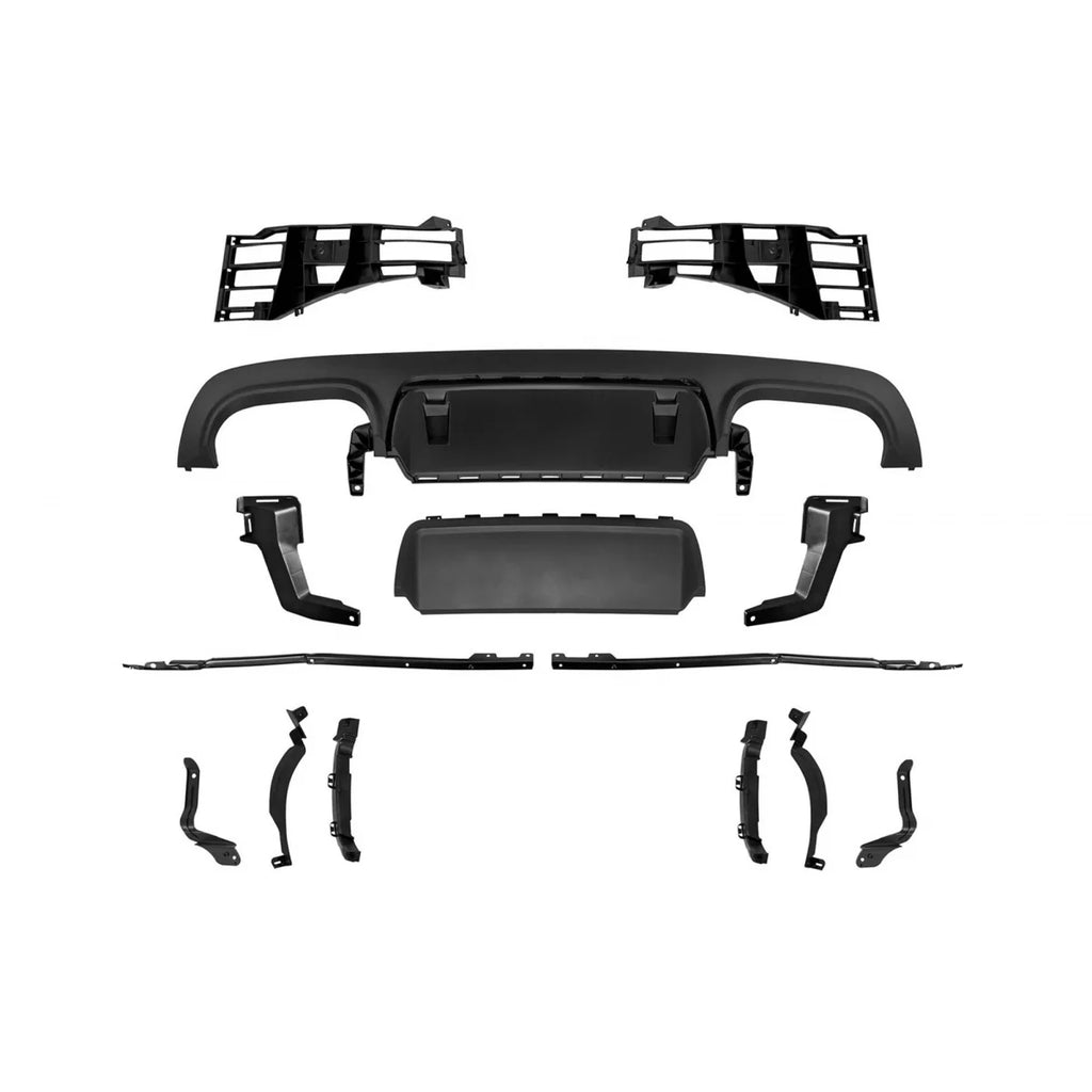 Posteriore A design paraurti tipo S65 per Mercedes Classe S W221 2006-2013 con PDC/2 diffusore/2 Terminale di scarico