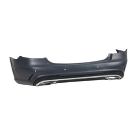 Posteriore A design Line paraurti per Mercedes Classe E W212 berlina 2012-2016 con cromato Terminali di scarico