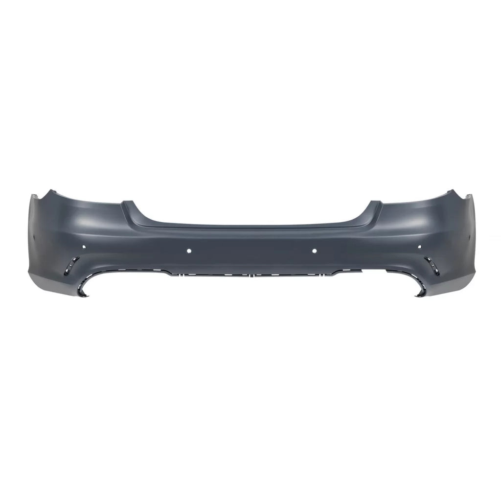Posteriore A design Line paraurti per Mercedes Classe E W212 berlina 2012-2016 con cromato Terminali di scarico