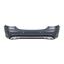 Posteriore A design Line paraurti per Mercedes Classe E W212 berlina 2012-2016 con cromato Terminali di scarico