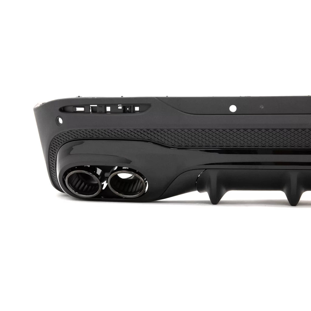 Posteriore diffusore con nero Terminali di scarico per Mercedes GLB X247 SUV (2020 e successivi) 45 S design Night kit