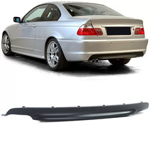 Carica l'immagine nel visualizzatore di Gallery, Posteriore diffusore nero compatibile BMW E46 M-kit coupe cabriolet berlina Touring
