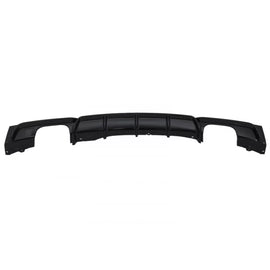 Posteriore diffusore Doppia uscita Nero lucido Edition con Terminali di scarico M-potenza nero per BMW Serie 3 F30 F31