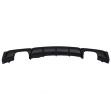 Posteriore diffusore Doppia uscita Nero lucido Edition con Terminali di scarico Quad per BMW Serie 3 F30 F31 (2011