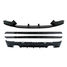 Carica l'immagine nel visualizzatore di Gallery, Posteriore diffusore Doppia uscita con Splitter anteriore e Minigonne aggiuntivo Lip estensioni per BMW Serie 2 F22 F23