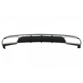 Posteriore diffusore con Terminali di scarico nero per Mercedes Classe E W212 restyling (2013-2016) solo paraurti