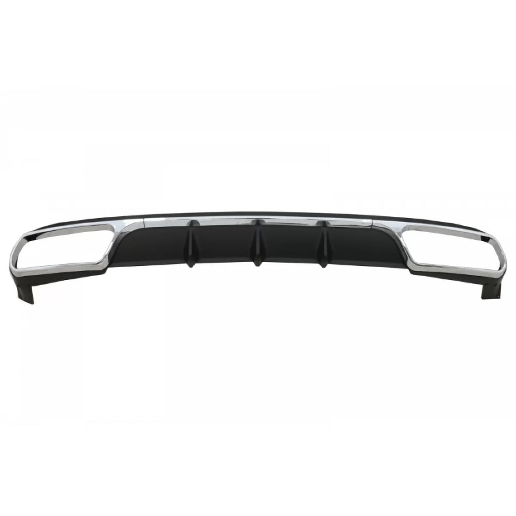 Posteriore diffusore con Terminali di scarico cromato per Mercedes Classe E W212 restyling (2013-2016) E65 design solo