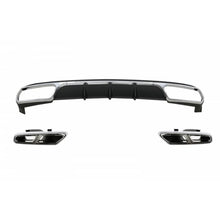 Posteriore diffusore con Terminali di scarico cromato per Mercedes Classe E W212 restyling (2013-2016) E65 design solo