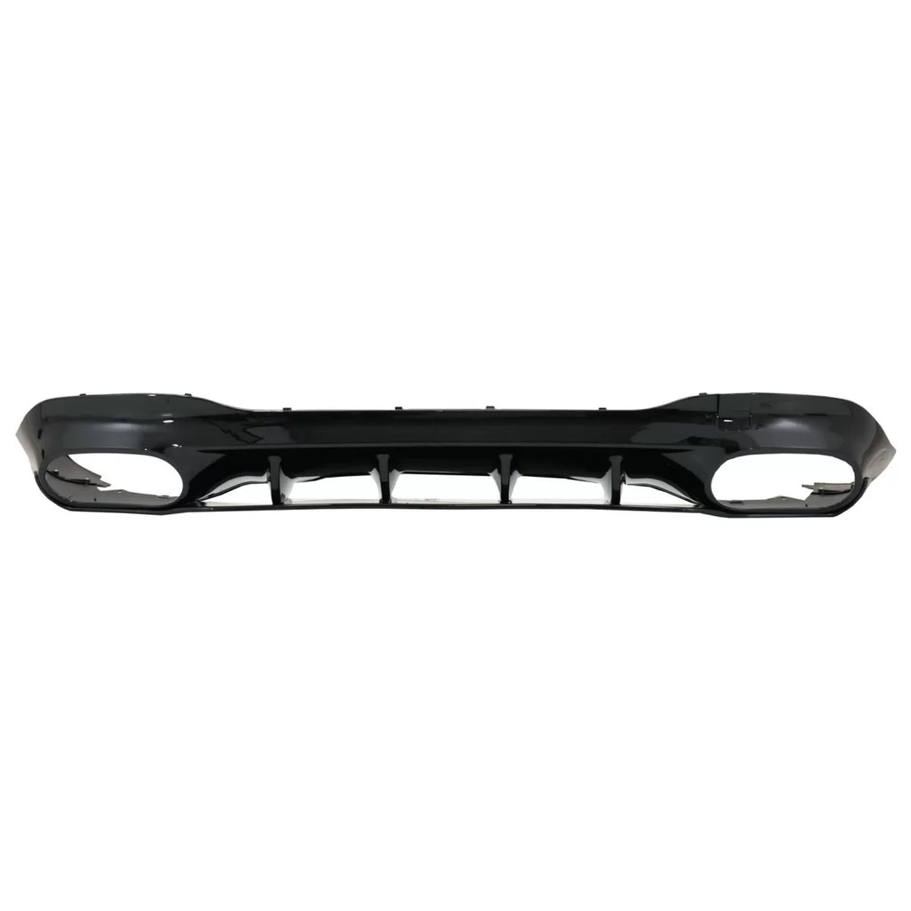 Posteriore diffusore e Terminali di scarico argento con Griglia anteriore Nero lucido per Mercedes CLA X118 Shooting