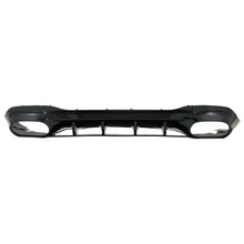 Posteriore diffusore e Terminali di scarico argento con Griglia anteriore Nero lucido per Mercedes CLA X118 Shooting