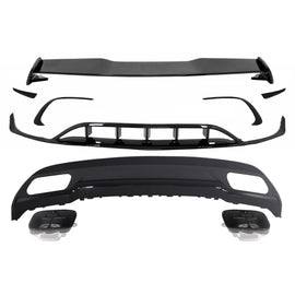 Posteriore diffusore & Terminali di scarico terminale di scarico con splitter alette Aero e spoiler portellone