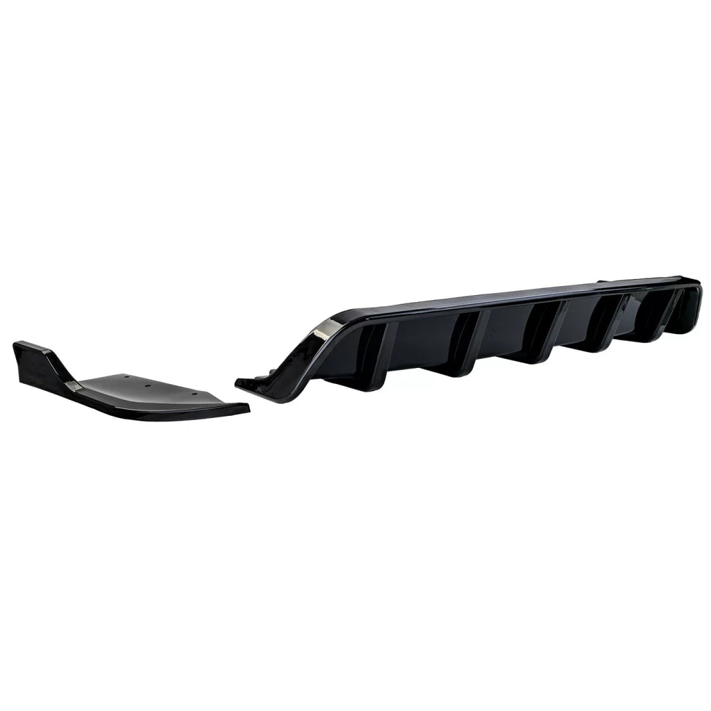 Posteriore diffusore estensione con splitter Nero lucido per BMW X4 F26 2014-2018