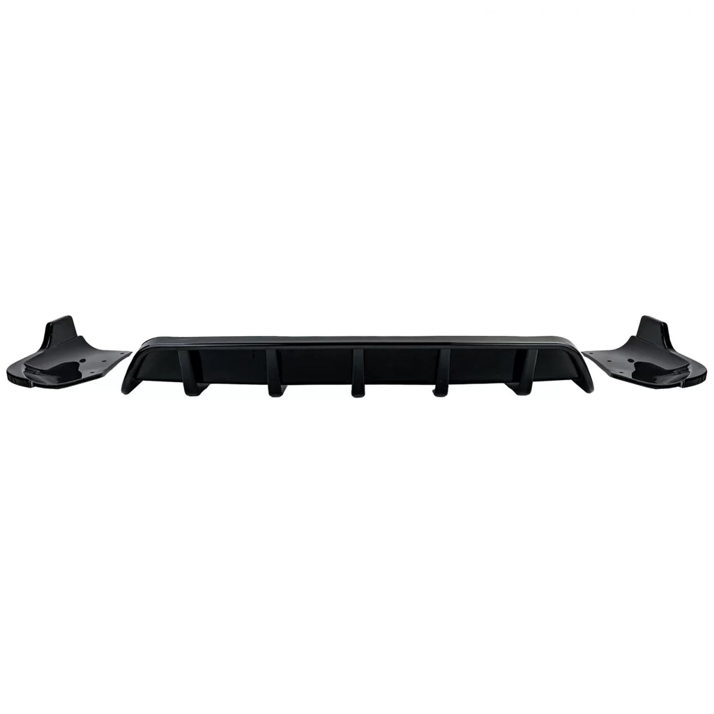 Posteriore diffusore estensione con splitter Nero lucido per BMW X4 F26 2014-2018