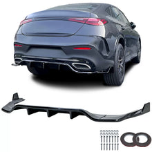 Posteriore diffusore Nero lucido per Mercedes GLC Coupe C254 da 2022