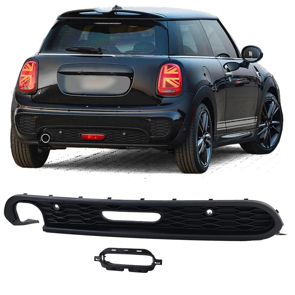 Posteriore diffusore inserto per JCW paraurti per Mini Cooper un D F55 F56 F57 14-20
