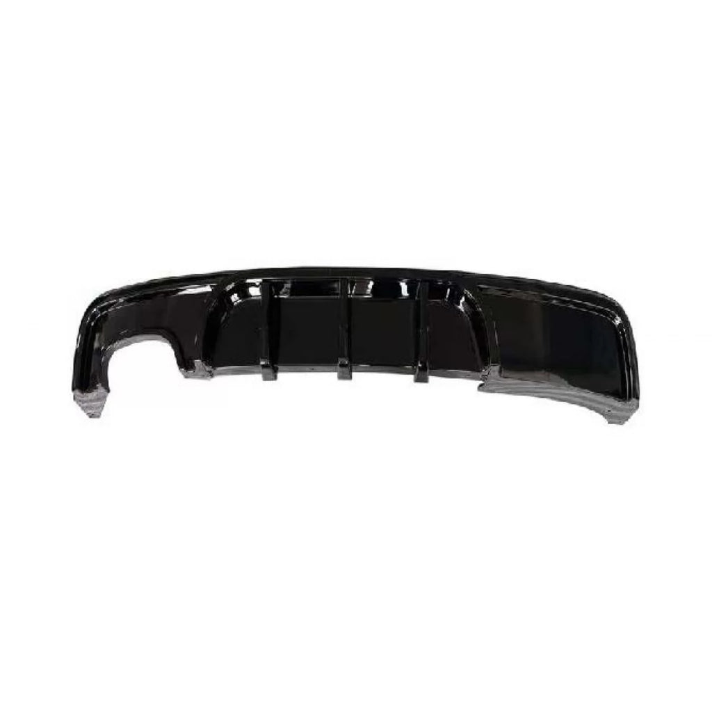 Posteriore diffusore M Performance design per posteriore M tech paraurti on BMW Serie 1 E82, E87 2008-2011, Nero lucido