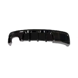 Posteriore diffusore M Performance design per posteriore M tech paraurti on BMW Serie 1 E82, E87 2008-2011, Nero lucido