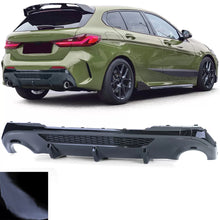 Carica l'immagine nel visualizzatore di Gallery, Posteriore diffusore Performance nero lucido per Serie 1 BMW F40 118d 120d 128ti