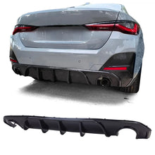 Carica l'immagine nel visualizzatore di Gallery, Posteriore diffusore Performance nero lucido compatibile per Serie 4 BMW G26 Gran Coupe 420 430