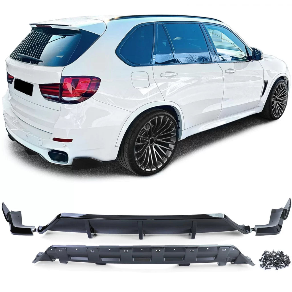 Posteriore diffusore Performance stile Nero lucido per BMW X5 F15 13-18