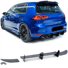 Carica l'immagine nel visualizzatore di Gallery, Posteriore diffusore splitter posteriore apron Performance per VW Golf 7 R pre-restyling 12-17
