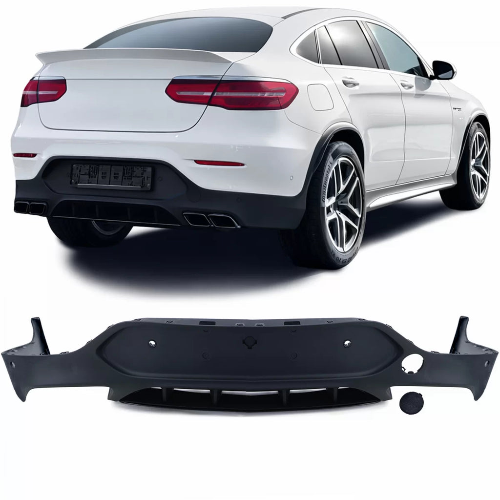 Posteriore diffusore Sport versione compatibile Mercedes GLC Coupe C253 2016-2019