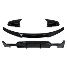 Carica l'immagine nel visualizzatore di Gallery, Posteriore diffusore con Spoiler baule e Calotte specchietti per BMW Serie 4 F32 Coupe (2013-) M Performance design