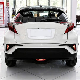Posteriore Fendinebbia per Toyota C-HR 2016-2019 Full LED Bar / dinamico nero 2 pezzi