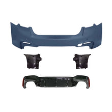 Carica l'immagine nel visualizzatore di Gallery, Paraurti posteriore stile M5 per BMW Serie 5 G30 berlina 2020-2023 -OO--OO-
