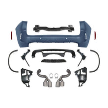 Paraurti posteriore stile M5M per BMW X5 F15 2014-2018 con cromato Terminali di scarico 35i tipo