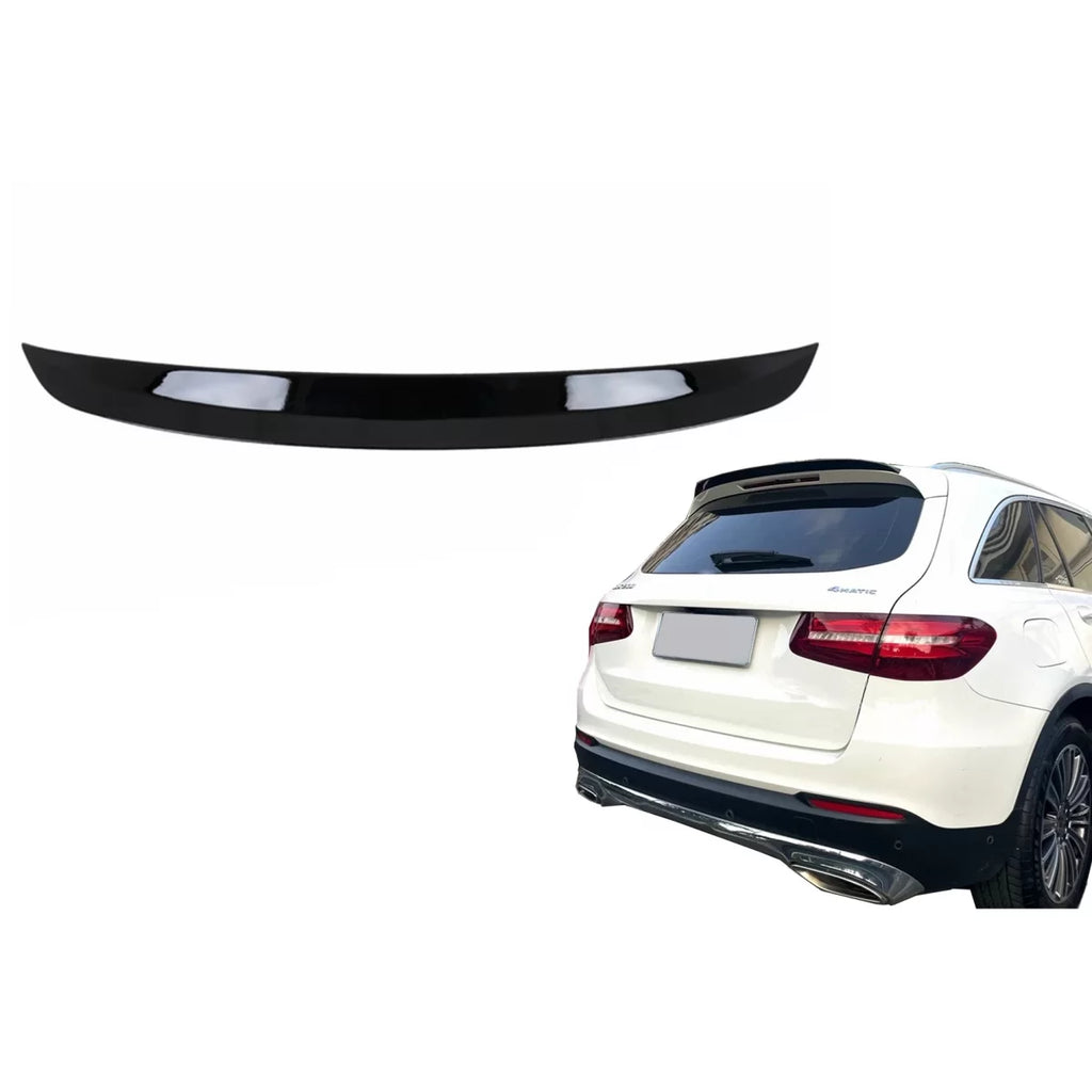 Posteriore Spoiler tetto alettone aggiuntivo per Mercedes GLC X253 SUV (2015-2021) Nero lucido