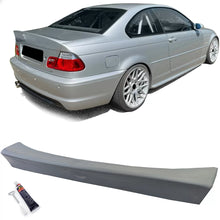 Spoiler posteriore ducktail lip con primer per Serie 3 BMW E46 Coupe 1999-2006