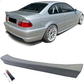 Spoiler posteriore ducktail lip con primer per Serie 3 BMW E46 Coupe 1999-2006