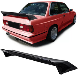 Spoiler posteriore Alettone posteriore Evo stile nero lucido in ABS compatibile Serie 3 BMW E30