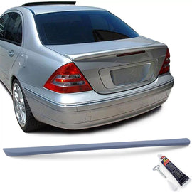 Spoiler posteriore Sport lip con ABE per Mercedes Classe C W203 berlina 2000-2007