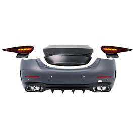 Posteriore conversione Body kit per Mercedes Classe C W205 (2014-2022) conversione a Classe C W206 C63 design