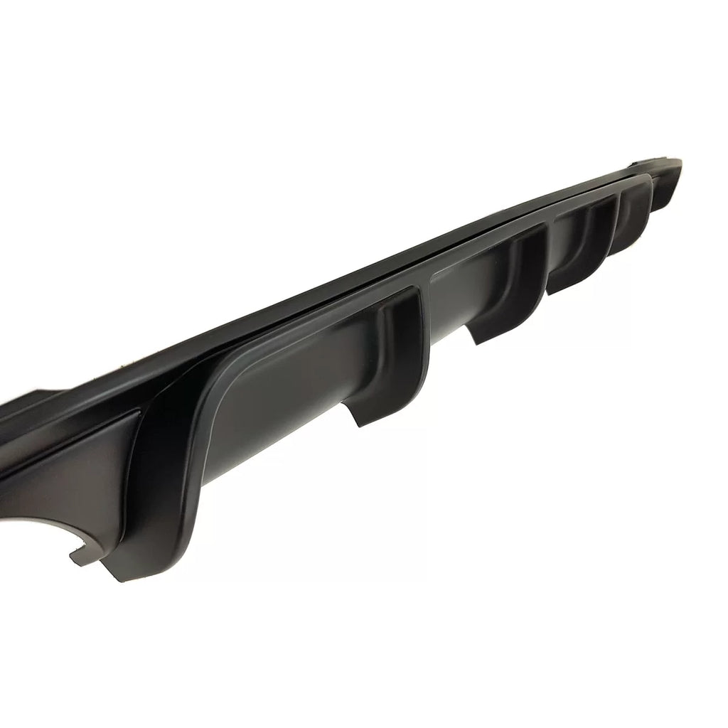 Posteriore Valance diffusore doppio Doppia uscita con Terminali di scarico Fibra di carbonio opaco per BMW Serie 3 F30