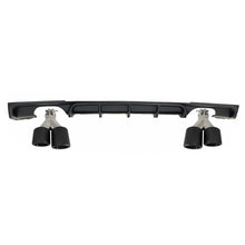 Posteriore Valance diffusore doppio Doppia uscita con Terminali di scarico Fibra di carbonio opaco per BMW Serie 3 F30