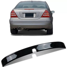 Lunotto posteriore spoiler A design / A design per Mercedes Classe C W203 Nero lucido!